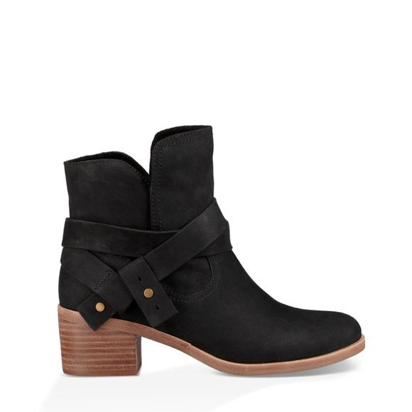 UGG Shoes - UGG Elora Black Ankle Boots for Women